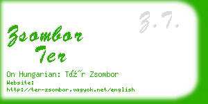 zsombor ter business card